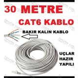 30 METRE 30MT M İNTERNET KABLOSU KALIN CAT6