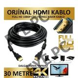 30 METRE HDMI OKULLAR KURUMLAR OFİSLER İÇİN PROJEKSİYON KABLOSU