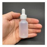 30 Ml Kısa Saydam Şişe Cam Damlalıklı , Beyaz Plastik Kapaklı , 30 Cc Cam Damlalıklı PE Şişe x 10 Adet