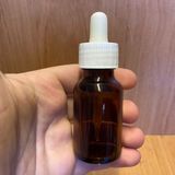 30 Ml Plastik Damlalıklı Amber Cam Şişe , 30Cc Kahverengi Cam Şişe Damlalıklı x 6 Adet