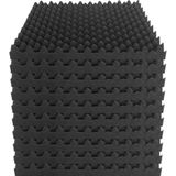30 mm Yanmaz Akustik Yumurta Süngeri 50DNS 100CM x 100CM - 100 x 100 cm