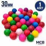 30 Mm Zıplayan Top Kauçuk Oyuncak Top Yüksek Zıplama Dayanıklı 1 Adet Renk Stok Durumuna Göre Gönderilir
