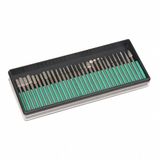 30 parçalı set elmas taşlama aletleri [3.15 mm] Diamant freze taşlama pimi Dremel, Proxxon için.