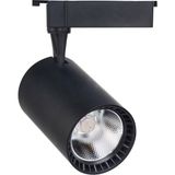 30 Raylı LED Spot Armatür 3000K Gün Işığı 30W 2400LM Siyah Kasa