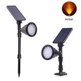 30 Watt Solar Çim Bahçe Armatürü / Çim Saplama Ağaç Aydınlatma Amber