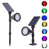 30 Watt Solar Çim Bahçe Armatürü / Çim Saplama Ağaç Aydınlatma Rgb / Renkli