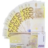300 Adet 200 Euro Sahte Para Gecersiz Dugun Parasi Parti Saka Malzemesi