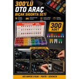 300 adet Araç Mikro-Mini-Standart Bıçak Sigorta Seti 2-3-5-7.5-10-15-20-25-30-35-40 Amper