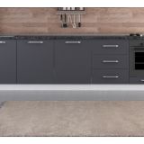 300 Cm Mutfak Dolabı Beyaz Antrasit 300 A10 Alt Modül