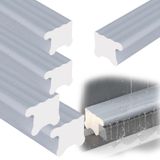 300 cm pencere sızdırmazlık şeridi, 5'li set, sürgülü ve kanatlı pencereler için yağmur koruması, balkon ve pencere pervazları için su geçirmez tutucu, su geçirmez çözümler