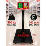 300 Kg Kapasiteli Terazi-1.Kalite-Katlanır Şarjlı Kantar-2 Yıl Garantili