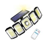 300 Led Güneş Enerjili 3 Mod Kumandalı 3 Metre Kablolu 5 Taraflı Sensörlü Solar Sokak Lambası/bahçe aydınlatma
