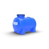 300 Litre Polietilen Yatay Su Deposu - Mavi