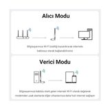 300 Mbps 2.4ghz Alıcı Verici USB Wifi Adaptör - 0 - Siyah - Option-1