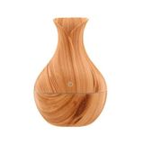 300 Ml Hava Nemlendirici Buhar Makinesi Ve Aroma Difüzörü Ahşap Görünümlü Beyaz