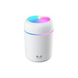 300 Ml Mini Usb Hava Nemlendirici Ve Buhar Makinesi - Led Işıklı Taşınabilir Koku Giderici Masaüstü Difüzör, Ev, Ofis Ve Araç İçi Nemlendi