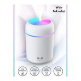 300 Ml Ultrasonik Ledli Hava Nemlendirici Buhar Makinesi Ve Aroma Difüzörü
