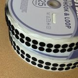 3000 Çift 1,5 cm Dost Cırt Bant Para Para Arkası Yapışkanlı Yüksek Kalite - 0 - Siyah