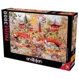 3000 Parça Puzzle: Japon Bahçesi