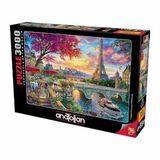 3000 Parça Puzzle : Paris'te Bahar