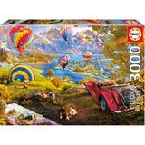 3000 Parça Puzzle Sıcak Hava Balonu Vadisi