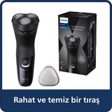 3000X Serisi Tıraş Makinesi, Islak Kuru Kullanım, Hassas Düzeltici, Sinekkaydı Tasarım - Seçenek 1