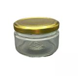 300Ml Şeffaf Cam Konserve Kavanozu Gold Kapaklı Magnolia, 12 Adet, Magnolia Kavanozu, Tatlı Kavanozu,Cam Kavanoz, Konserve Kavanozu, Reçel Kavanoz