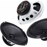 300W 150RMS Oval Midrange Hoparlör, Profesyonel Kalite, Güçlü Ses Performansı - Seçenek 1