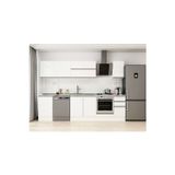 300X210 Cm High Gloss Mutfak Dolabı M-E90S50S40-2 High Gloss | Beyaz - Suntalam