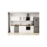 300X210 Cm Klasik Mebran Mutfak Dolabı Beyaz Beyaz M-E90S50S40-3 Mebran | Beyaz - Mdf