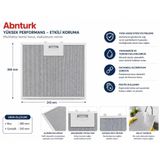 300x243mm Alüminyum Davlumbaz Aspiratör Filtresi 3 Katmanlı Tel Yağ Filtresi TSE Uygun