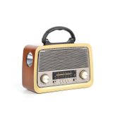 301 Fenerli Nostaljik Müzik Kutusu Bluetooth Radyo Mp3 Çalar