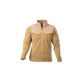 301 Model Unisex Cep Kapaklı 5 Cepli Polar Mont (Bej, L)