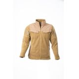 301 Model Unisex Cep Kapaklı 5 Cepli Polar Mont (Bej, M)