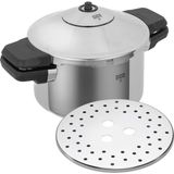 3016 Düdüklü Tencere/düdüklü Tencere Duromatıc Inox Yan Sap Modeli, Indüksiyon, Paslanmaz Çelik, Gümüş, 4 Litre/24 cm - 51R-Turuncu - 1 L