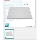 30*30 mdf pasta altlığı beyaz 10 adet - 30 x 30 x 30
