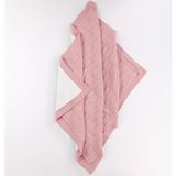 3038 Wofim Bebek Natural Triko Battaniye - Gülkurusu - Yok
