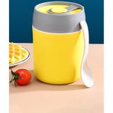 304 Çelik Yemek Mama Saklama Kabı cin560sr Sarı 500 ML Sarı