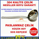 304 KALİTE PASLANMAZ ÇELİK KÜÇÜK BOY SOS KEPÇESİ