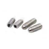 304 Paslanmaz Çelik Bilyalı Piston Başsız Vidalar(6mm,M10 1pc) | Endüstriyel ve Mekanik Kullanım İçin Gümüş Çoklu Metrik Boyutlar
