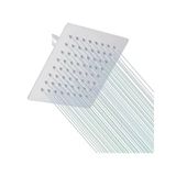 304 Paslanmaz Çelik Kare Tepe Duşu, 25X25 Cm, Sabit Başlık