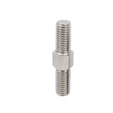 304 Paslanmaz Çelik M10 L/R Çift Uçlu Dişli Çubuk(M10x80mm) | M10x40-100mm Ağaç İşleme İnşaat Mekanik DIY Projeleri
