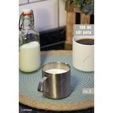 304 Paslanmaz Çelik Sütlük No.3 - 150 ml | Küçük Krema ve Süt Potu | Pitcher | Süt Sunum Kabı