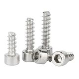 304 Paslanmaz Çelik Yuvarlak Başlı Kendinden Vuran Vida(M4X12mm) | M2-M5, 10 adet, Kendiliğinden Vuran Kullanım için: 304 Paslanmaz Çelik Altıgen Düz Kuyruk Yuvarlak Başlık