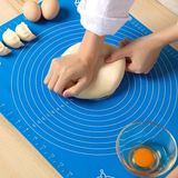 30*40 Cm Hamur Matı Silikon Ölçekli Kullanımı Kolay Hamur Açma Matı (2818)