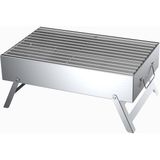30*40 Galvaniz Katlanır Ayaklı Mangal (Portatif Mangal) - Ahşap Rengi