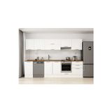 305X210 Cm Klasik Mebran Mutfak Dolabı Beyaz Beyaz M-E80S45S60-1 Mebran | Beyaz - Mdf