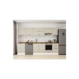 305X210 Cm Klasik Mebran Mutfak Dolabı Beyaz Beyaz M-E80S60S45-1 Mebran | Kumtaşı - Mdf