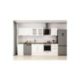 305X210 Cm Klasik Mebran Mutfak Dolabı Beyaz Beyaz M-E90S45S50-3 Mebran | Beyaz - Mdf