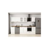 305X210 Cm Klasik Mebran Mutfak Dolabı Beyaz Beyaz M-E90S50S45-3 Mebran | Beyaz - Mdf